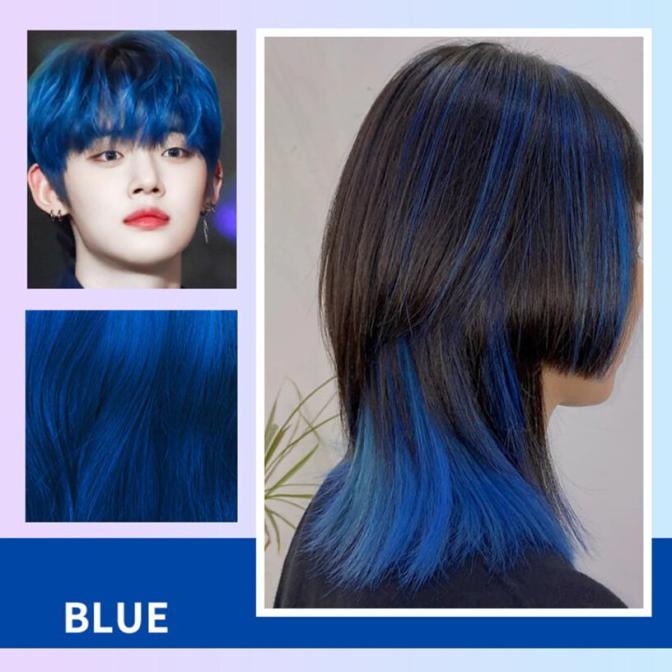 SEMPROTAN PEWARNA RAMBUT SEKALI PAKAI KEAMANAN TAHAN AIR WARNA RAMBUT ATINPUTRISTORE