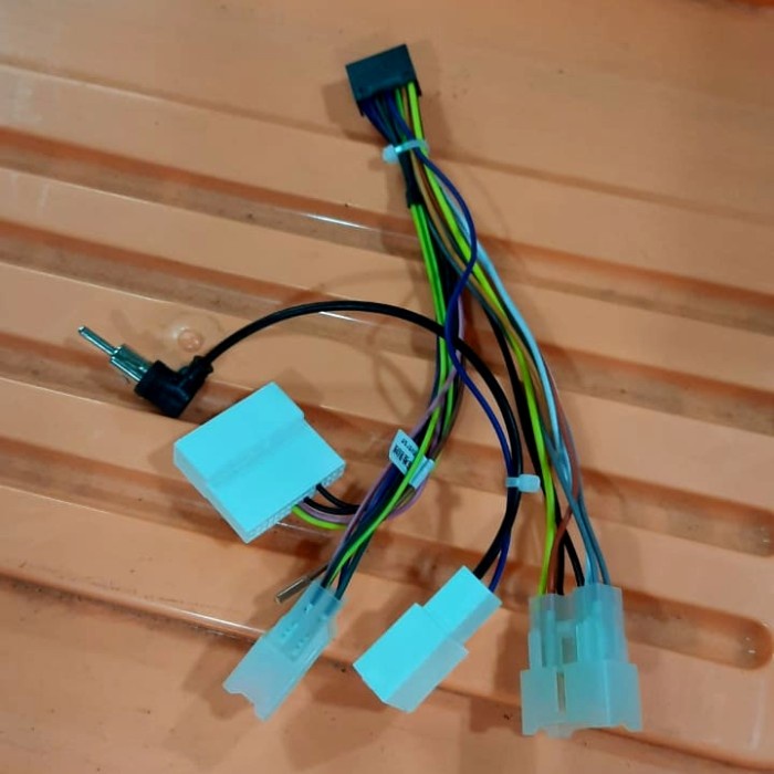 kode07 soket pnp double din android mobil toyota daihatsu