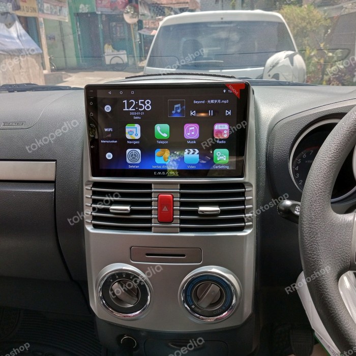 New Head Unit Tape Android Mobil Rush Terios 9 Inc Double Din Headunit Harga Khusus
