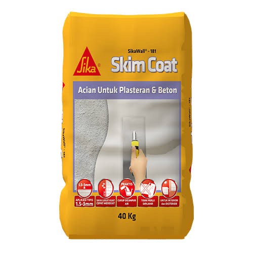 Ready Sika acian 181 skim coat 40kg