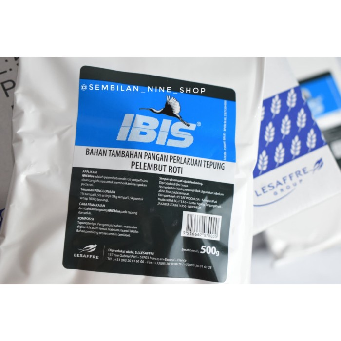 

Price!! IBIS BLUE Pelembut Roti 500 Gram SAF Bahan Roti