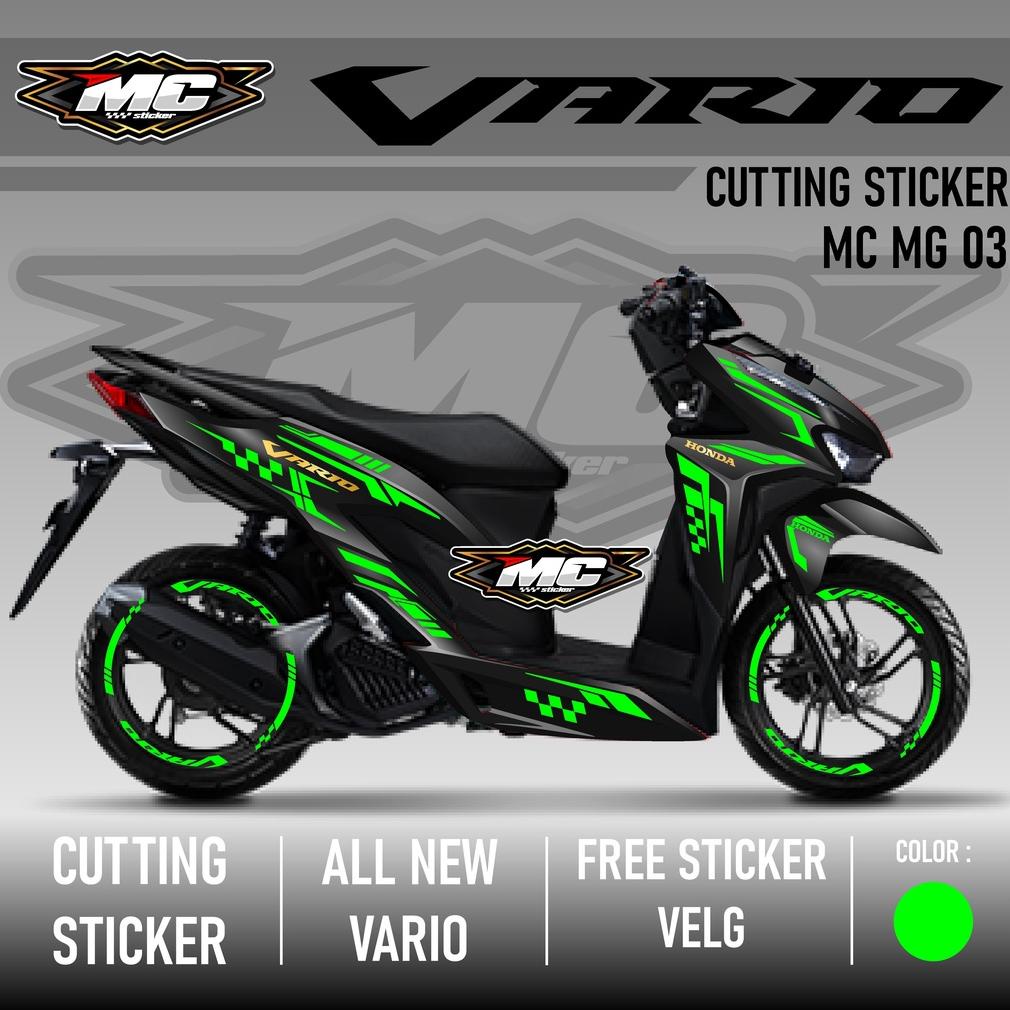 Original Mc Cutting Sticker - Aksesoris Motor Stiker Honda Vario 125 & 150 New Terbaru 2019 2020 202