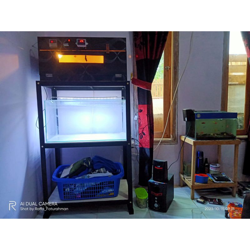 Rak Aquarium 3 Susun 60x30 Murah Bongkar Pasang