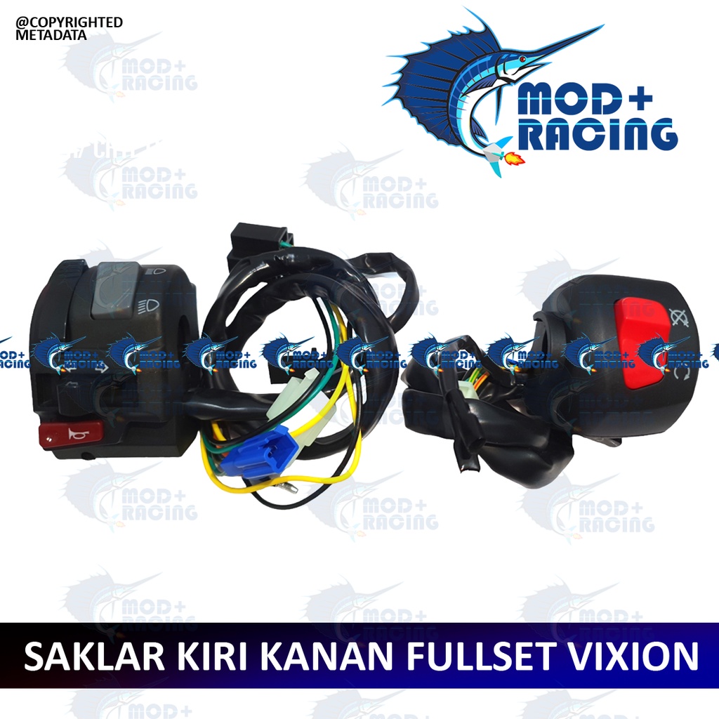 SAKLAR SWITCH STARTER KIRI KANAN SEPASANG VIXION VIKSON VIKSION PIKSON PIXON LAMA NEW OLD SEIN SEN K