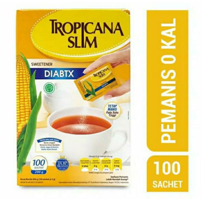 

Gula Slim Diabtx Isi 100 Sachet