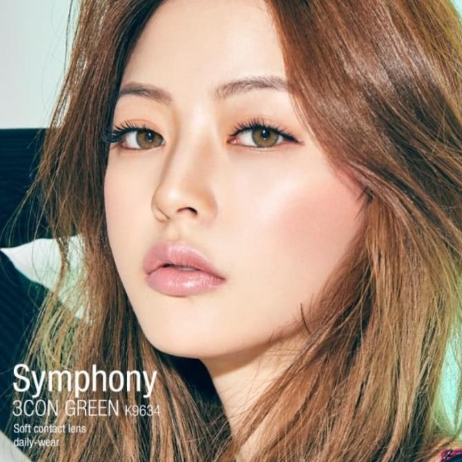 ORIGINAL Softlens Princess Symphony Olens GREEN soflens softlenses lauren