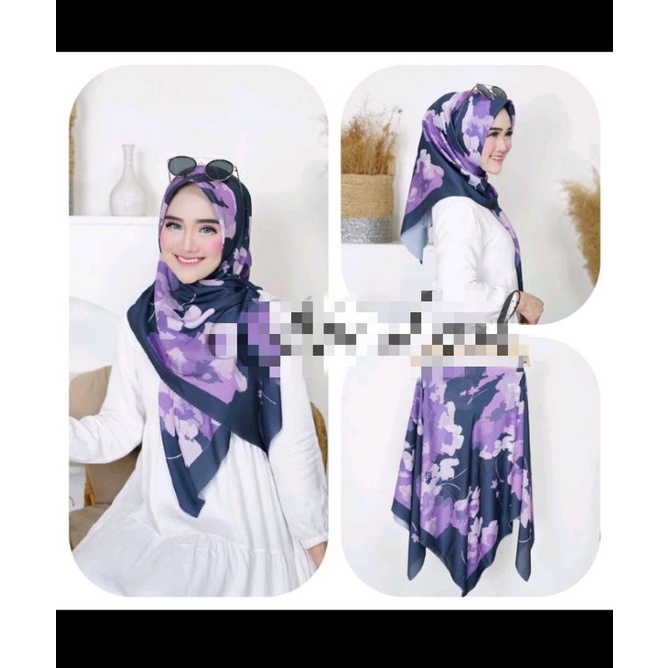 JILBAB SEGIEMPAT MOTIF PERUNGUAN LASERCUT VOAL PREMIUM
