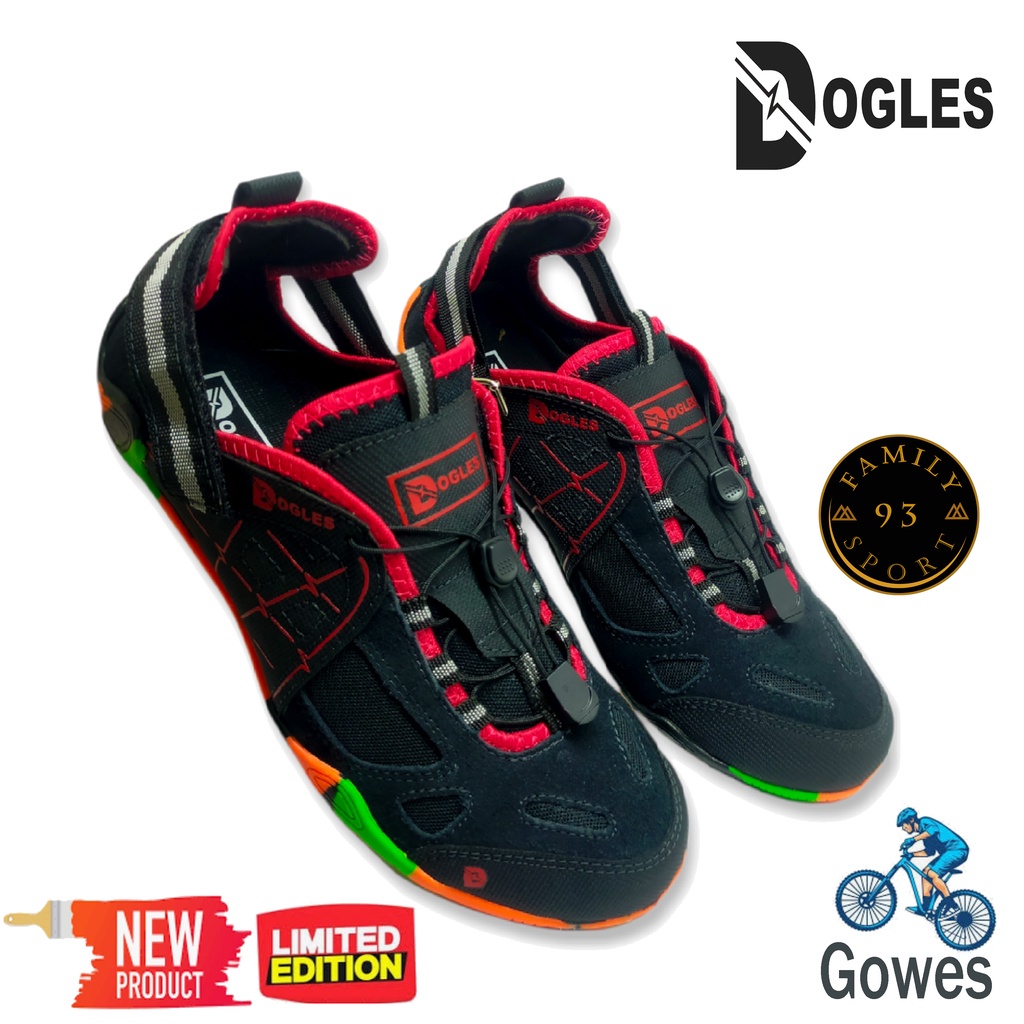 Sepatu Sepeda Roadbike Pria/Wanita Terbaru Non Cleat Dogles Sepatu Sepeda Goes Mtb Sandal Outdoor