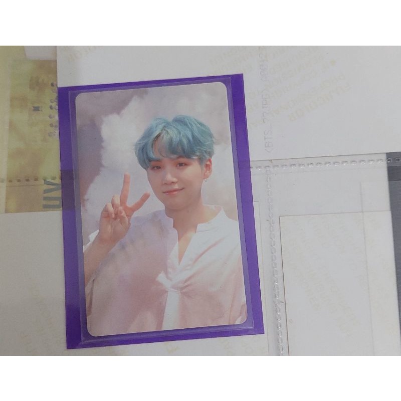 photocard yoongi memo 17 yoongi awan rare