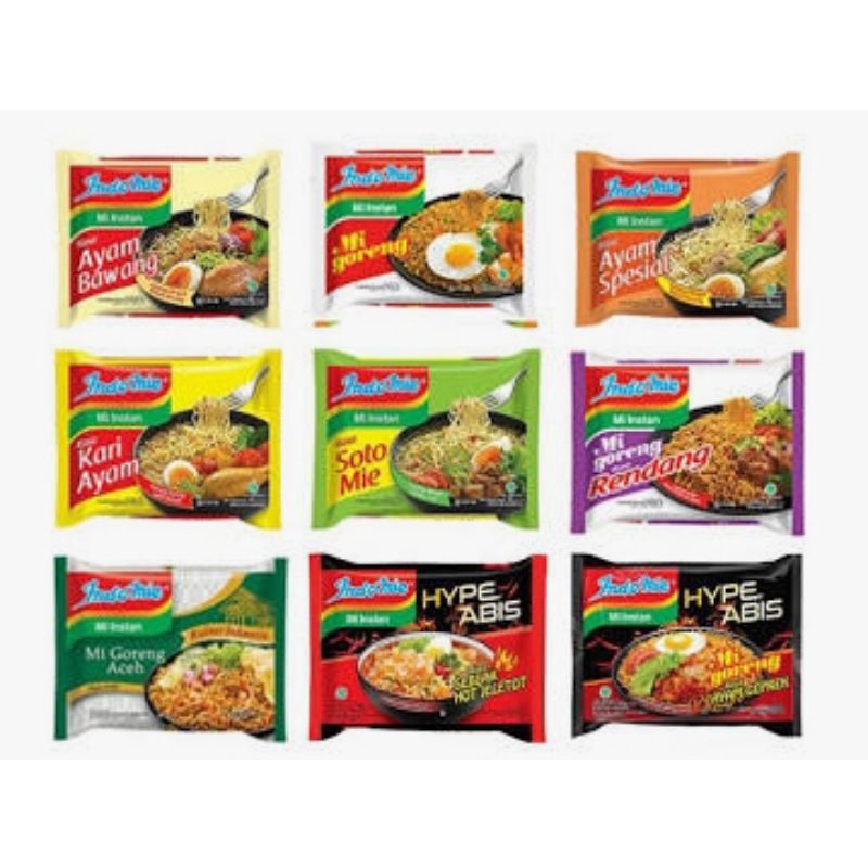 

INDOMIE VARIAN RASA