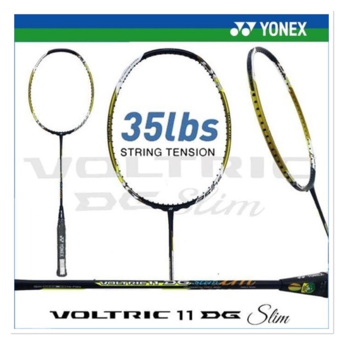 Raket Badminton Yonex Voltric 11Dg 11 Dg Slim +Grip Original Terpopuler
