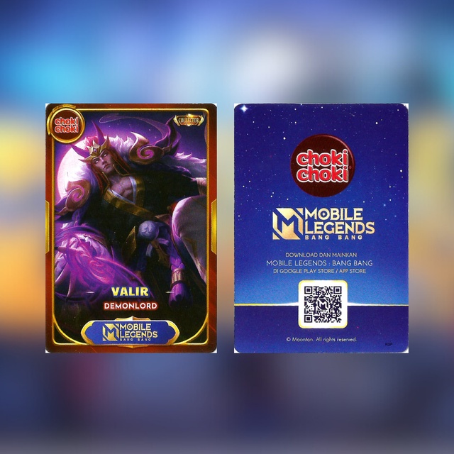 Kartu Mobile Legends Choki Choki Valir Demonlord