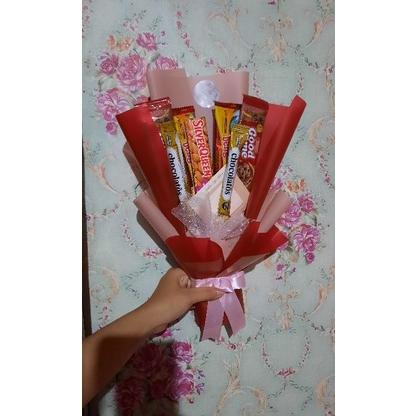 

Virall 12.12 Buket Snack/Bouquet Makanan Coklat Bengbeng Silverqueen/Kado Hadiah Valentine Natal Wisuda Ulang Tahun Virall