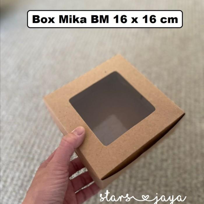 

Kotak Kraft Mika Bm161676, Packaging Box, Kotak Kue, Cake, Nasi 004
