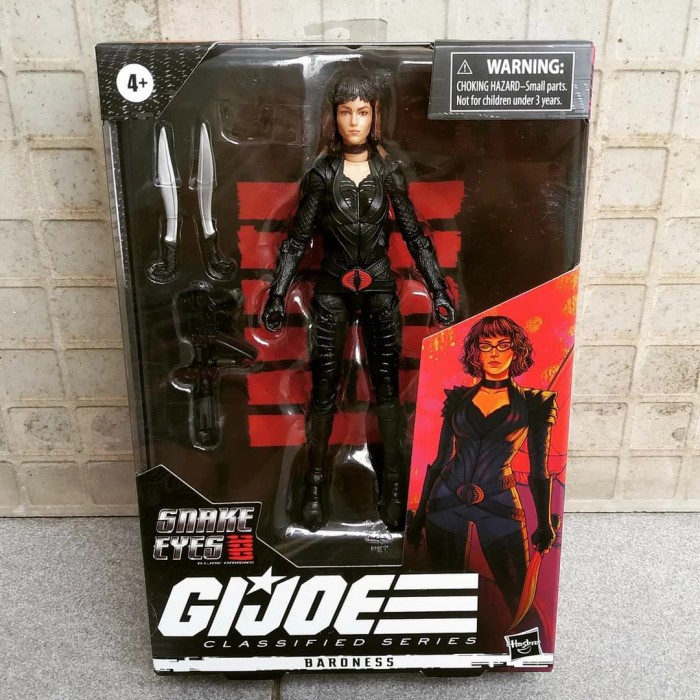 [New Ori] Gijoe Origins Classified Series Gi-Joe Baroness Snake Eyes The Movie Berkualitas