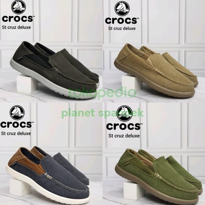 New Crocs St Cruz Deluxe/Sepatu Crocs Pria/Sepatu Casual Pria Original