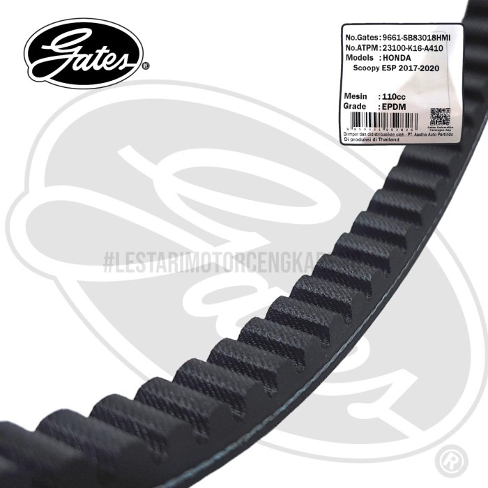 Terlaris V-Belt Vanbelt Belt Scoopy Fi Led 2017 2020 K16 K93 Ori Gates Thailand