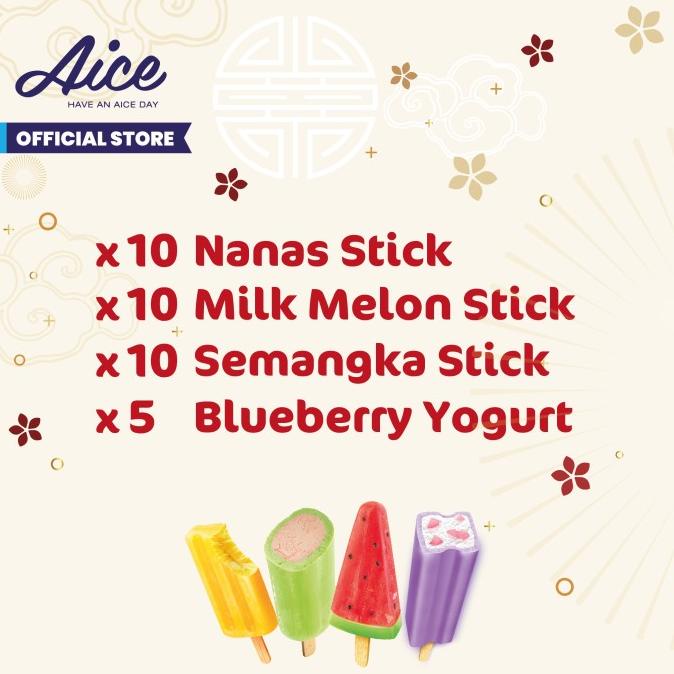 

Paket Hampers Imlek Cny Chinese New Year Aice Ice Cream A Total 35 Pcs Original