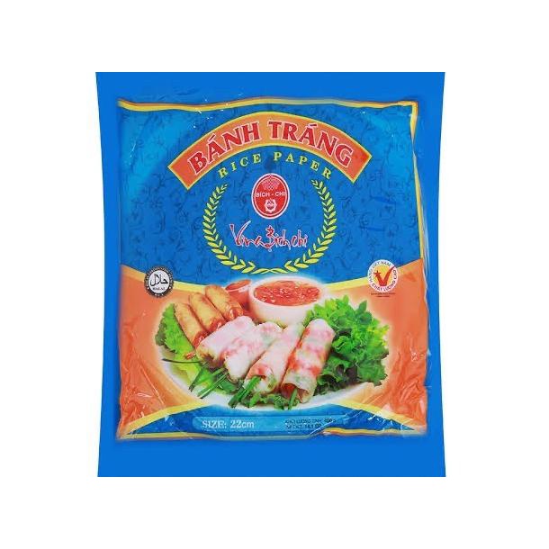 

Vina Bich Chi Banh Trang / Rice Paper / Kulit Lumpia 22 Cm 250 Gram lendy