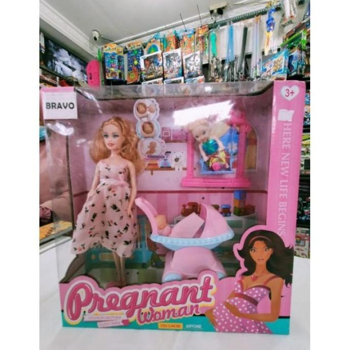 Terlaris pregnant barbie berbi hamil SALE