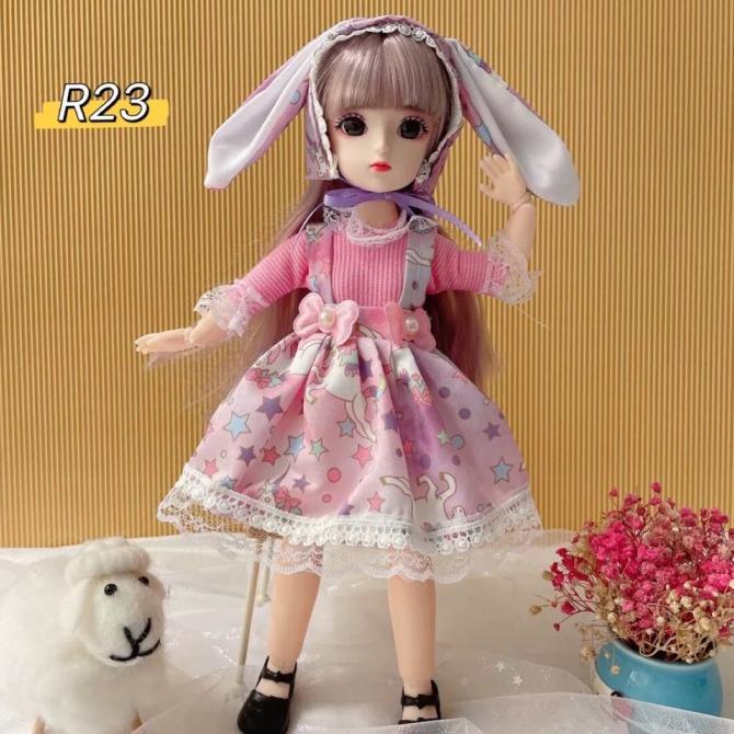 Terlaris (Seri-BBS30) Mainan Anak Perempuan Boneka Baju Bjd Doll DIY 30 cm SALE