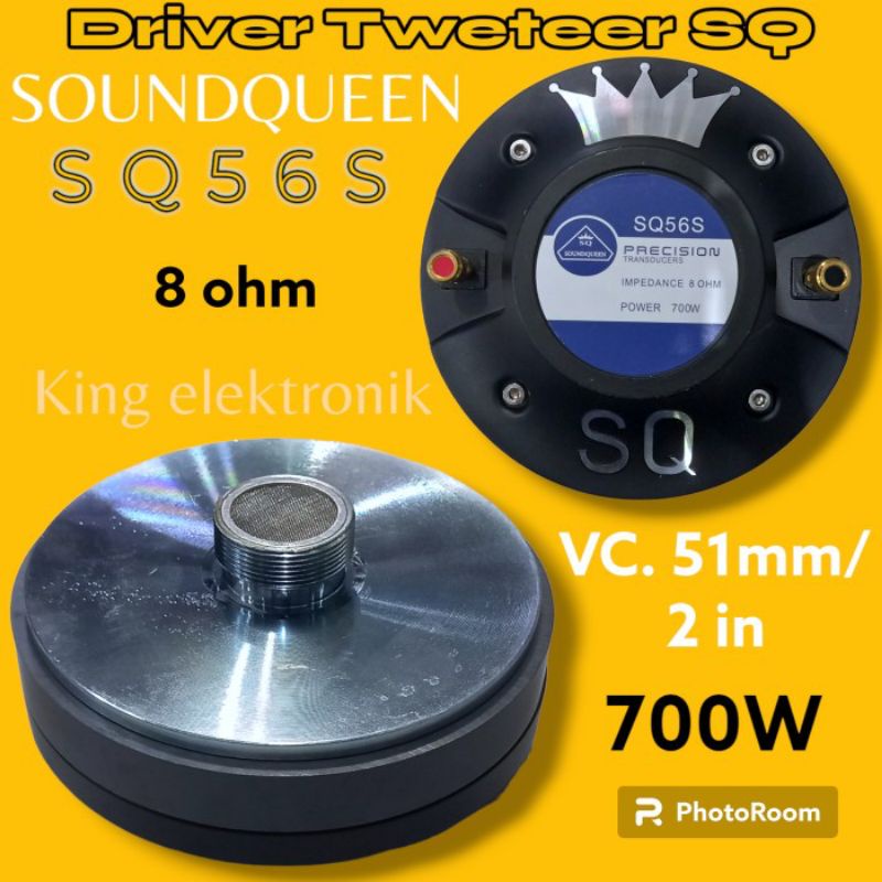 DRIVER TWEETER SOUNDQUEEN SQ56S MODEL DRAT PACKING BUBBLEWRAP