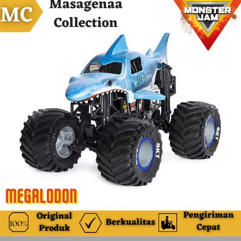 Mainan Mobil Mobilan Anak Monster Trucks Truck Megalodon Besar 1:24
