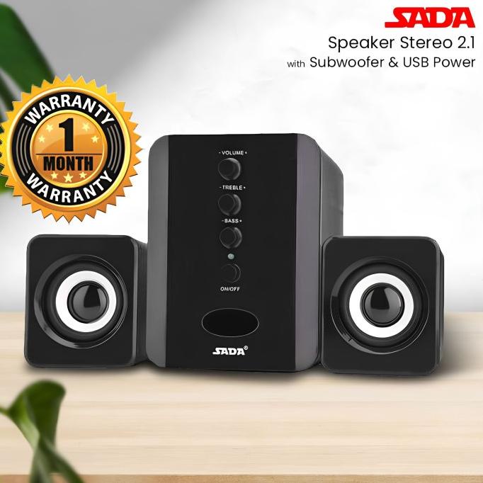 Speaker Aktif Subwoofer Bass Komputer Laptop Handphone PC Stereo