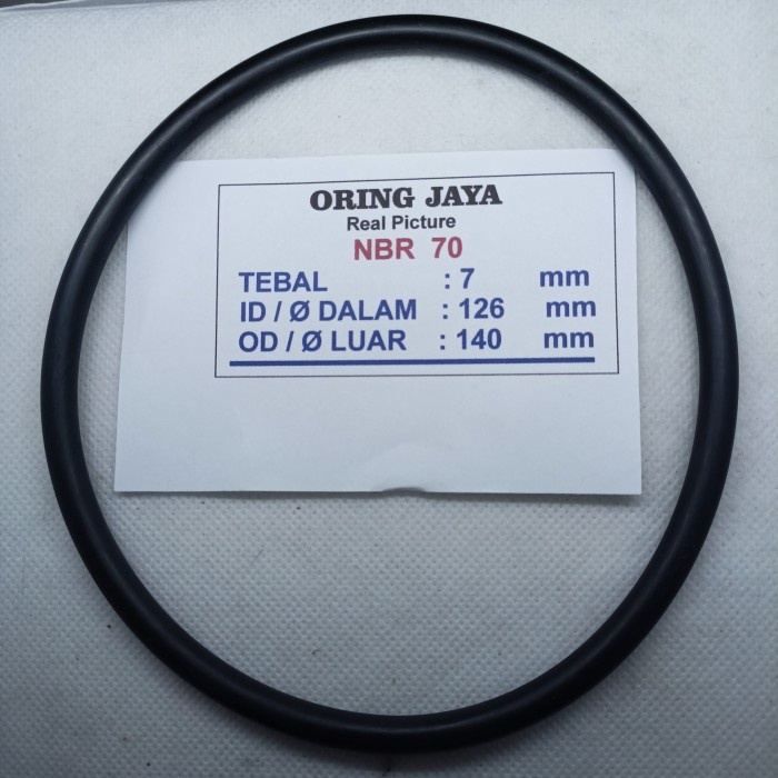 

O Ring 7 X 126 X 140 Mm Nbr 70 Best