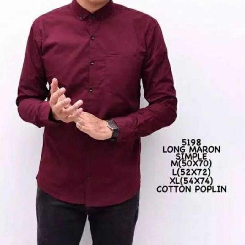 Terbaru Kemeja Lilac Ungu Pria Dewasa Lengan Panjang Baju Seragam Kerja Kantor Kemeja Pria Hurley / 