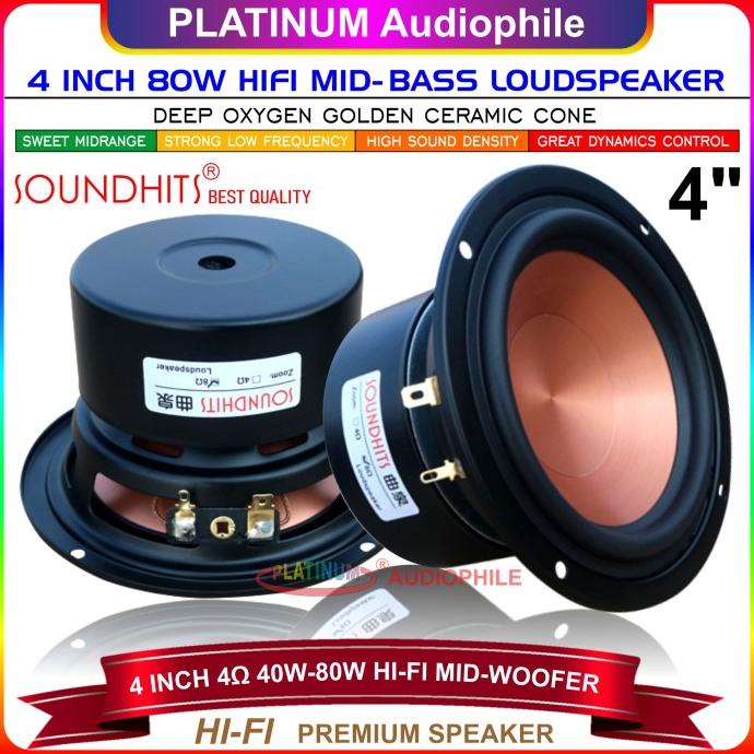 Speaker 4 Inch Mid Bass Mid Woofer Hifi Best Quality Mid Range Bass