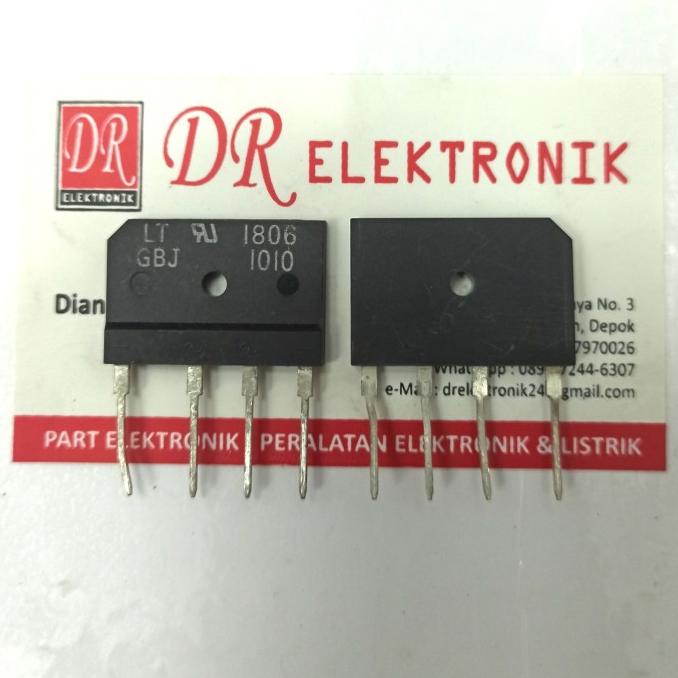 Dioda bridge 10a 10 KBJ 1010 ampere 1000v jembatan sisir 4 kiprok dre3 Segera Beli