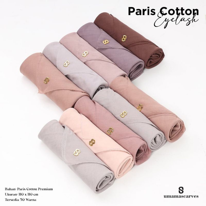 Jilbab Paris Cotton Eyelash Umama Scarves