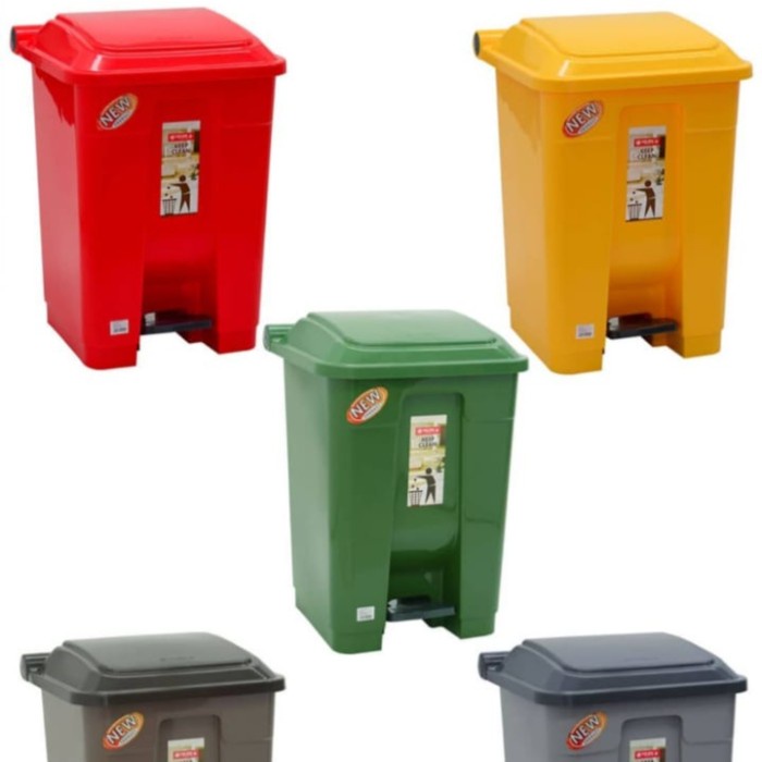 Lion Star Gomi Tempat Sampah Injak 30 Liter C-69 Dustbin Plastik