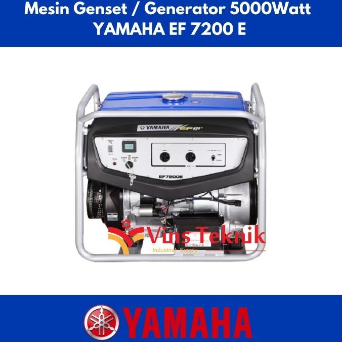 Jual Murah MESIN GENSET EF 7200 E YAMAHA GENERATOR BENSIN EF7200E 5000 WATT