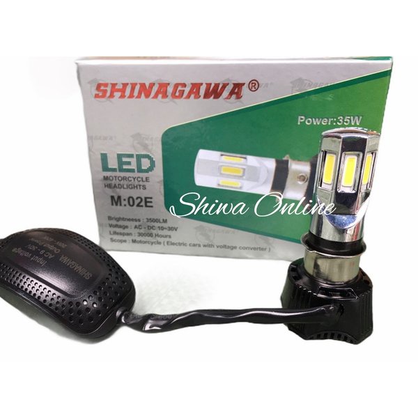 Lampu Depan Led Motor Mobil 6Sisi ACDC - Lampu Utama 6Sisi Shinagawa - Lampu Depan 6Led Shinagawa Pl