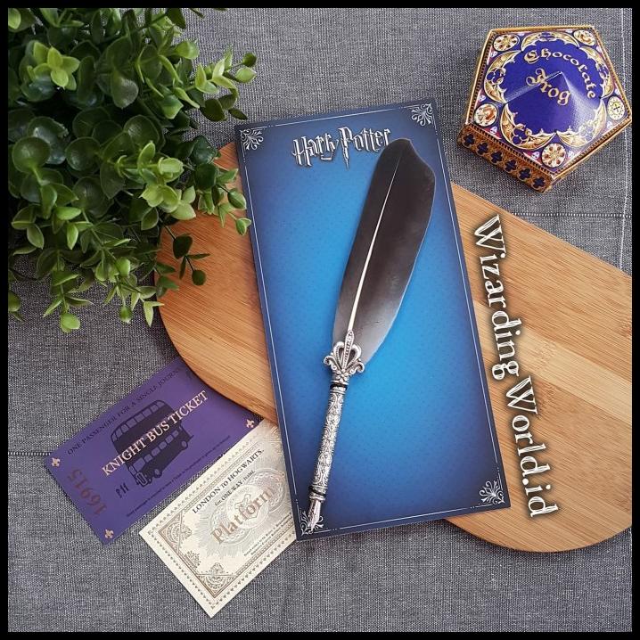 

BEST DEAL PENA BULU HARRY POTTER FEATHER QUILL FOUNTAIN DIP PEN HOGWARTS !!!!