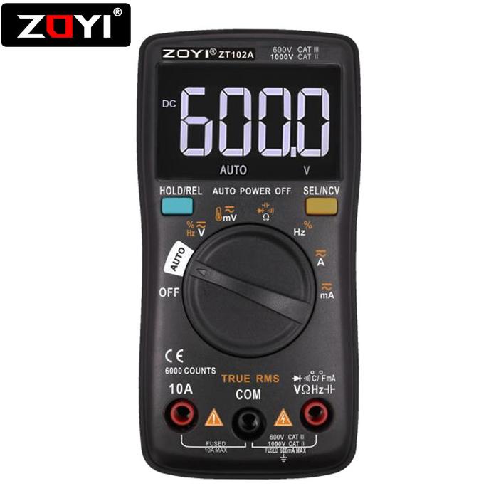 ZOYI ZT-102A Upgrade Auto Multimeter Digital Avometer Multitester Ori