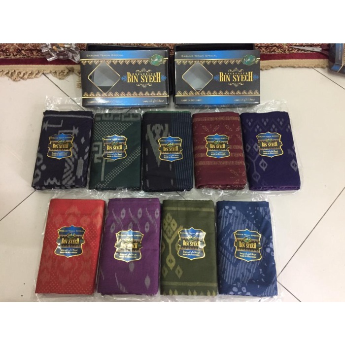 Sarung Bin Syech Motif Cw 1 Kodi Isi 20 Pcs