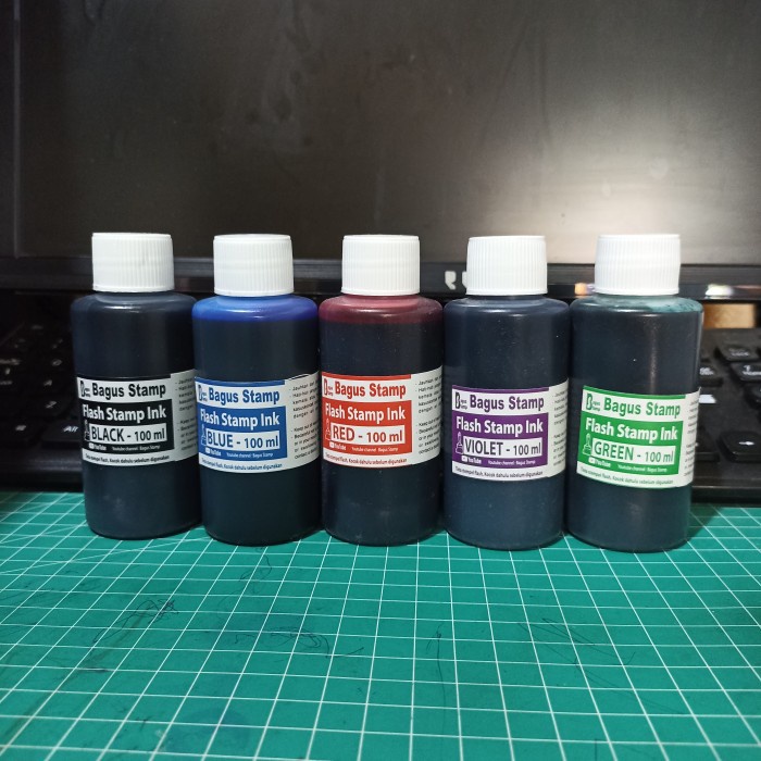 

Termurah Tinta Stempel Flash 100Cc / 100Ml Original