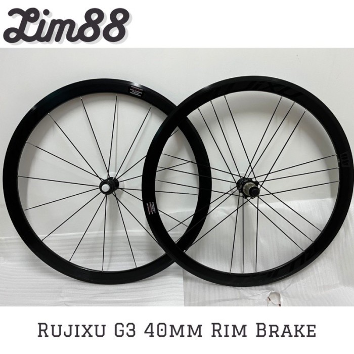 Promo Wheelset 700C Rujixu G3 40Mm New Model Hub Carbon