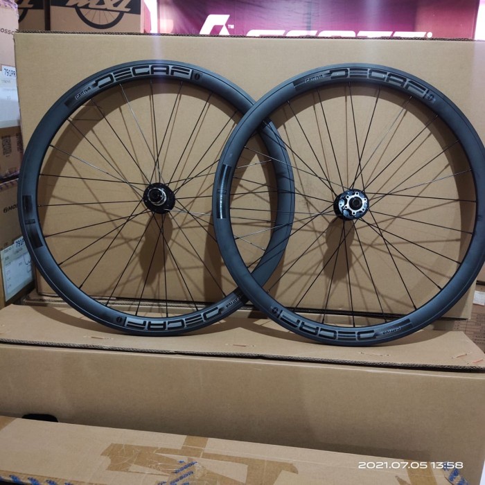 ✨Ori Wheelset Decaf Cattiva 700C Discbrake Ws Roadbike 700C Decaf Terbaru