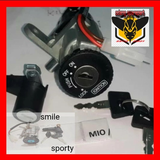 Kunci Stop Kontak + Kunci Jok Motor Yamaha Mio Smile/Sporty