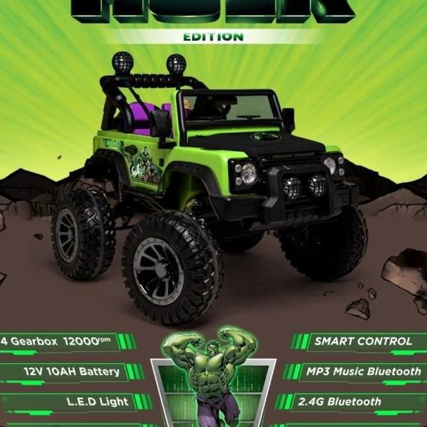 St Mainan Anak Mobil Aki Volta Rocky 5008 . 5023 Hulk .Ban Full Karet Radiaanastasya