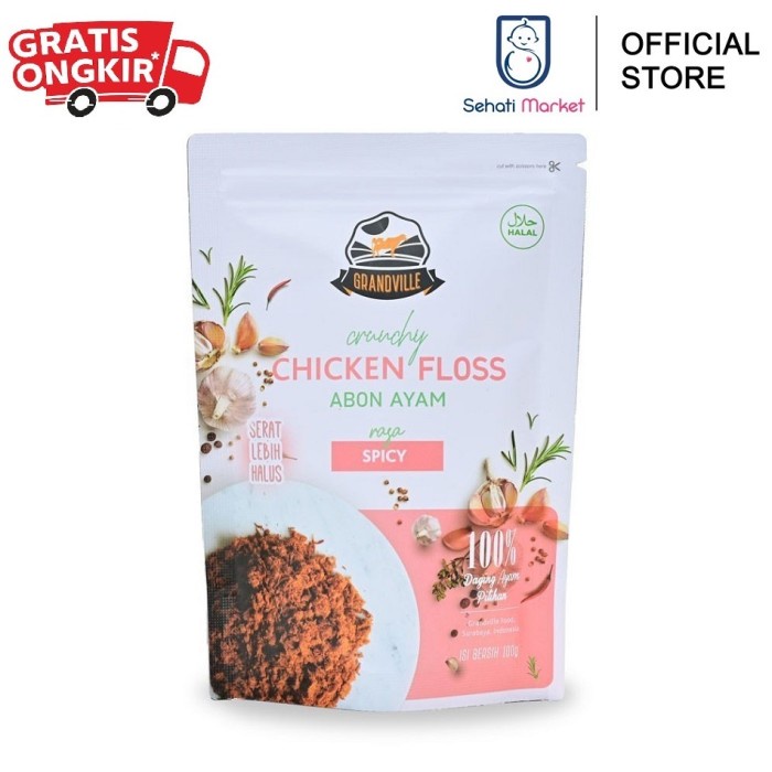 

Grandville Abon Ayam Sapi Original Spicy 100G
