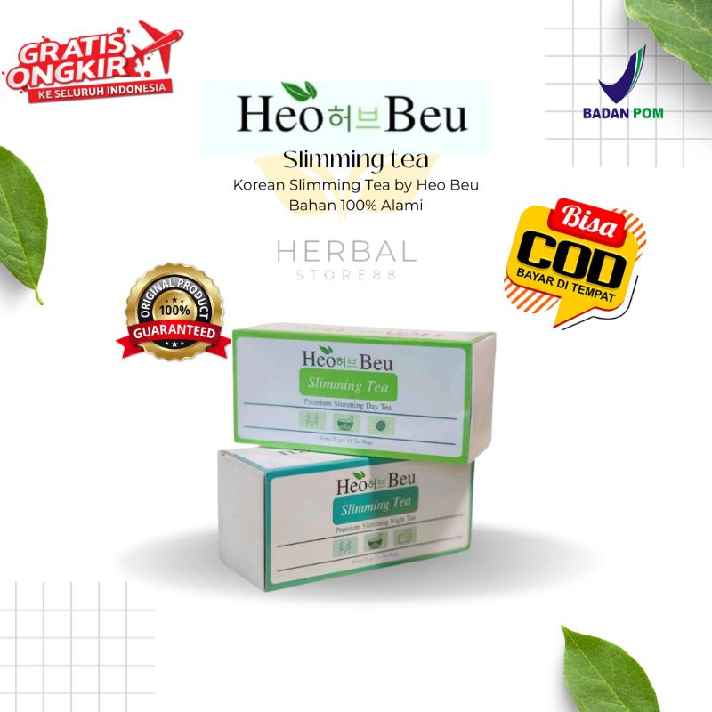 

PROMO SPESIAL!!! Heo Beu Tea | Minuman Teh Pelangsing Original BPOM | Slimming Tea