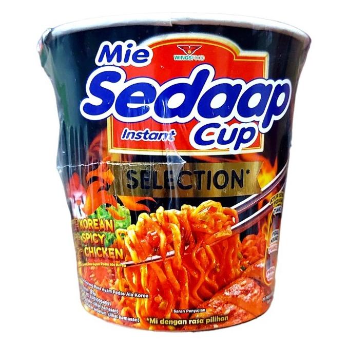 Mie SEDAAP Cup Korea Pedas Korean Spicy Mi Sedap Mie Sedap