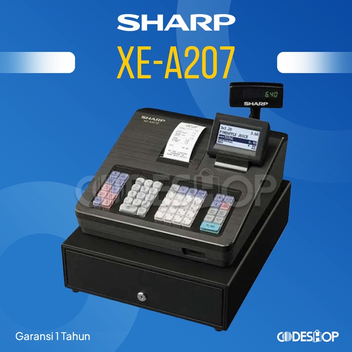 Katlen Cash Register Sharp Xe A - 207 B - 207B