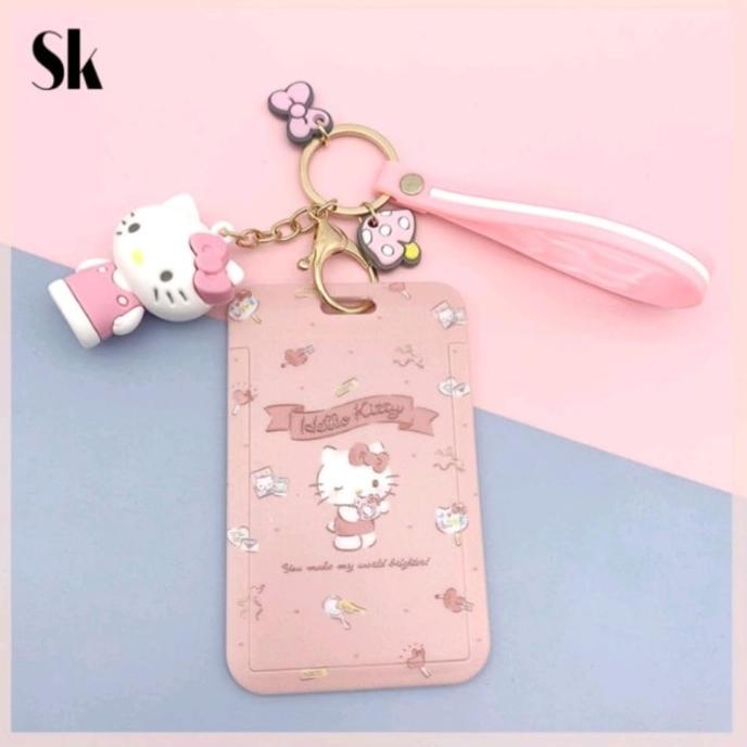 

Kalung Holder Kartu Lucu / ID Card Holder Name Tag Karakter Sanrio