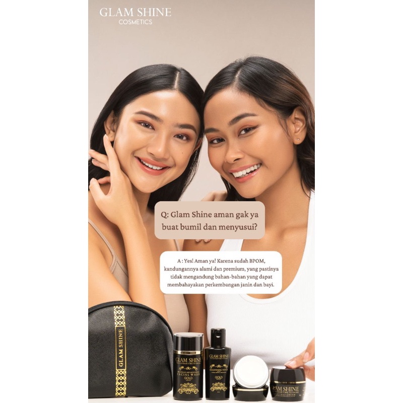 [EXCLUSIVE] BEST QUALITY Glamshine Day Cream Skincare Cream Siang Glamshineofficial Glamshine